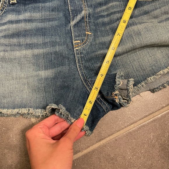 A & F denim short overalls - Picture 7 of 9